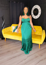Load image into Gallery viewer, CORSET SATIN MAXI