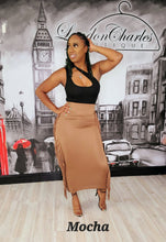 Load image into Gallery viewer, FRINGE MAXI SKIRT