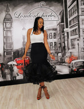 Load image into Gallery viewer, TULLE OF LOVE SKIRT [ BLACK]
