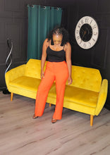 Load image into Gallery viewer, EDGY WIDE LEG PANTS [ ORANGE ]
