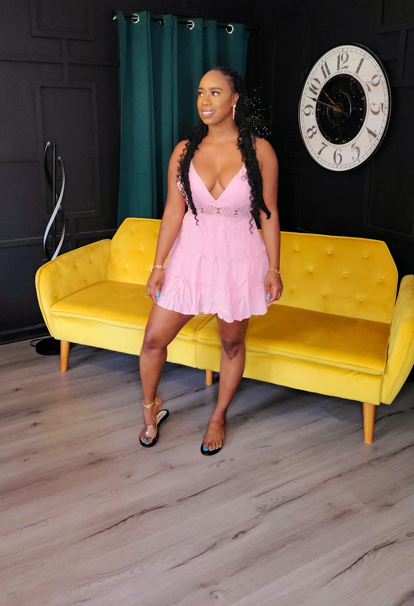 HAVANA NIGHTS DRESS | BABY PINK HAVANA NIGHTS DRESS | BABY PINK